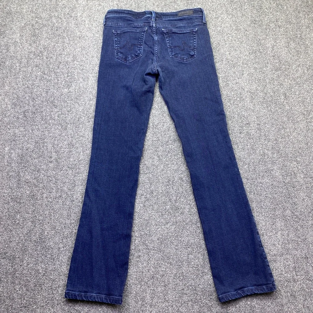 AG Adriano Goldschmied The Ballad Slim Boot Jeans Dark Wash 25R Grunge Western